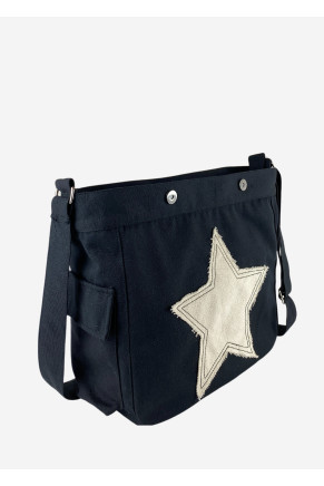 Super Star Canvas Bag Black