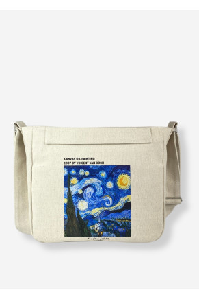 Classic Art Canvas Bag, Van Gogh Starry Night