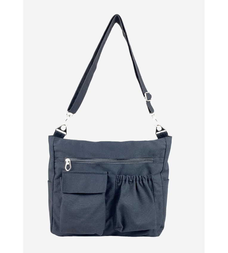 Versatile Multi Pockets Tote Bag Black