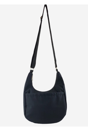 Crescent Canvas Bag Black