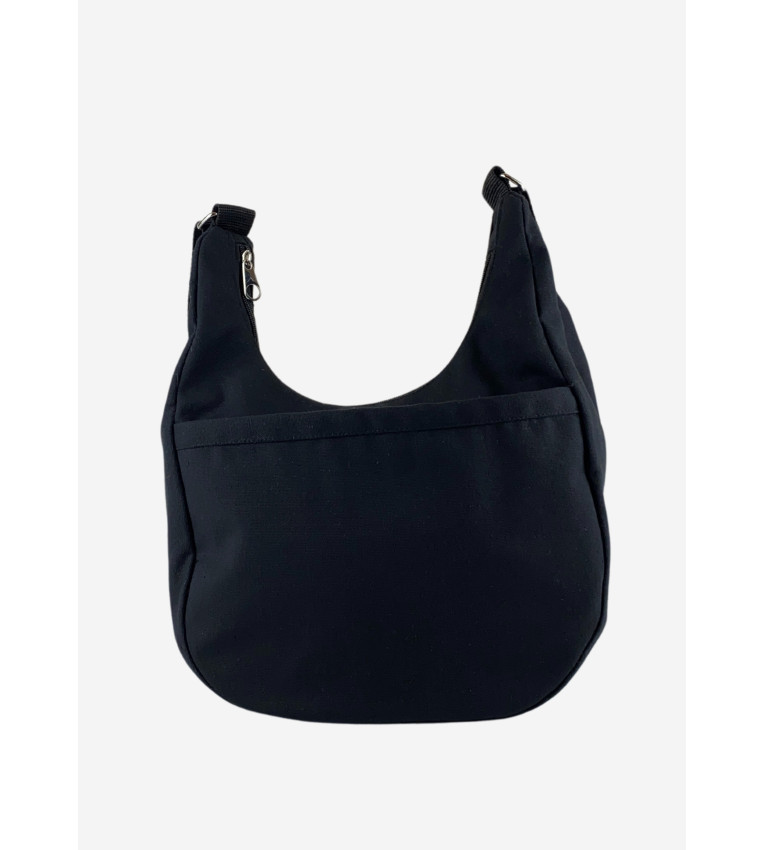 Crescent Canvas Bag Black