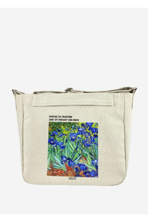 Classic Art Canvas Bag, Van Gogh Irises