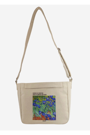 Classic Art Canvas Bag, Van Gogh Irises